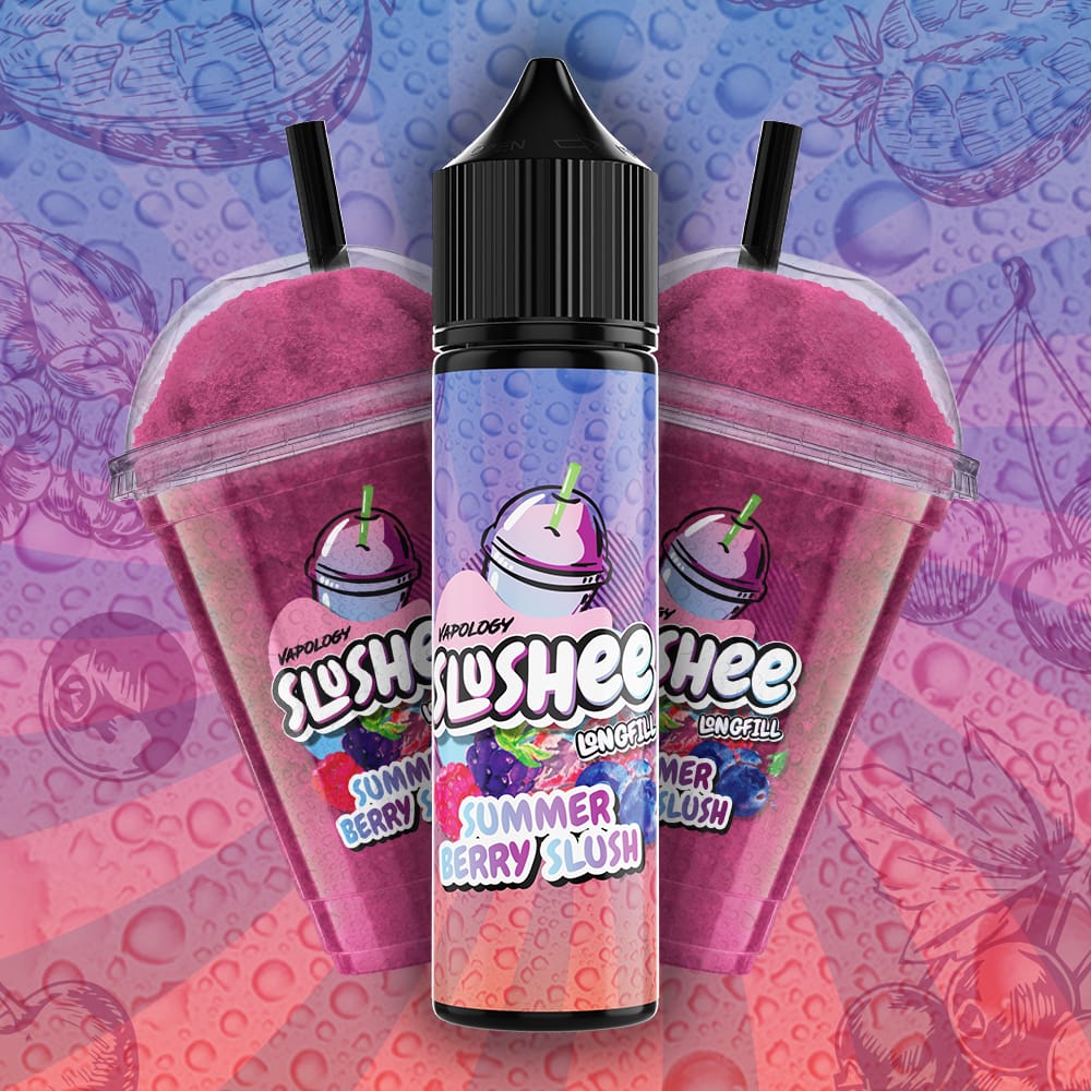 Vapology Salts/MTL Flavour Shot - Summer Berry Slush 60ml