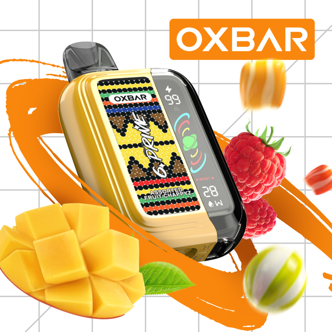 Oxbar G Prime 5% - Asst Fruit Chappyz
