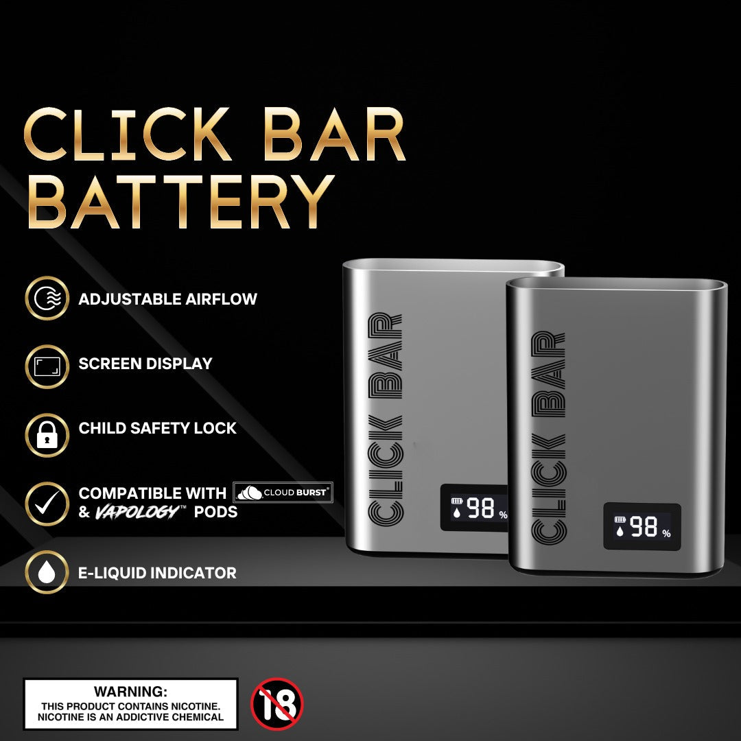 Vapology - Mango Mix Berry Click Pod 7000+ Click Bar Battery