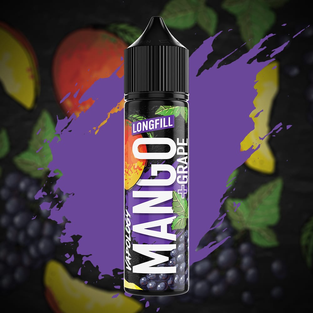 Vapology Salts/MTL Flavour Shot - Mango Grape 60ml