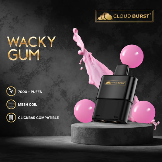 Cloud Burst- Wacky Gum 7000 Click Bar Pod only