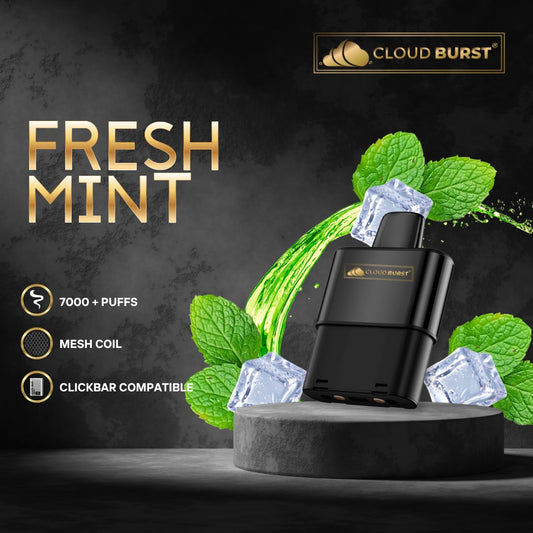Cloud Burst- Fresh Mint 7000 Click Bar Pod only