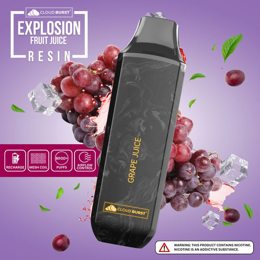 Cloud Burst 8000+ Puff - Grape Juice