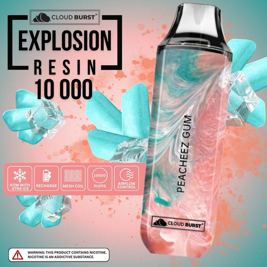 Cloud Burst 10000 Puff - Peacheez Gum