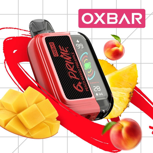 Oxbar G Prime 5% - Peach Mango Pineapple