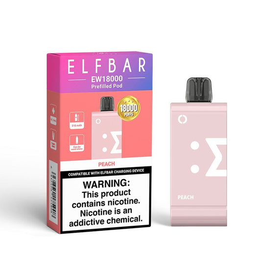 Elf Bar EW18000 Pod Only - Peach 5%