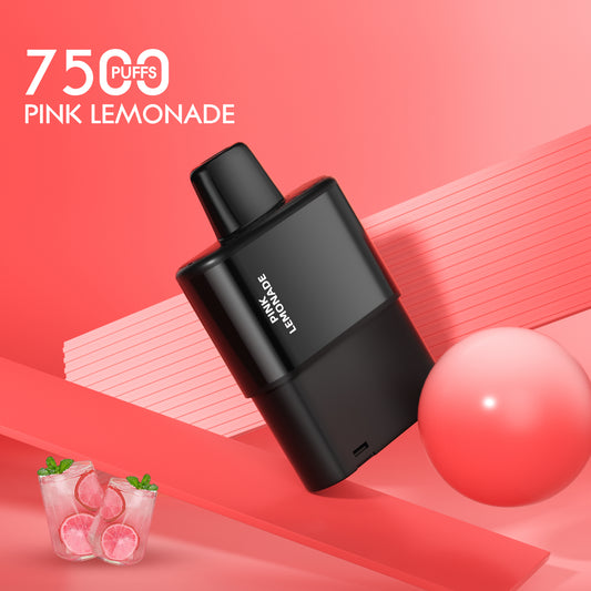 Freeton 7500 Click Bar Pod - Pink Lemonade + Battery