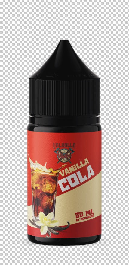 Valhalla Vapes Nic Salt Eliquid - Vanilla Cola