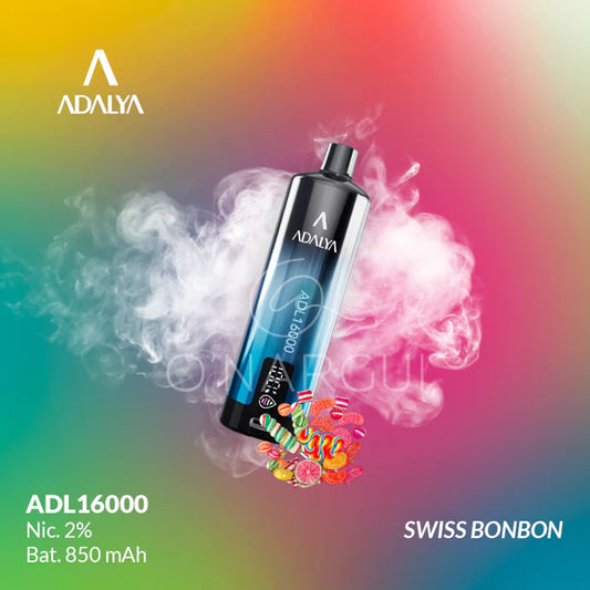Adalya 16000  Hooka - Swiss Bon Bon 2%