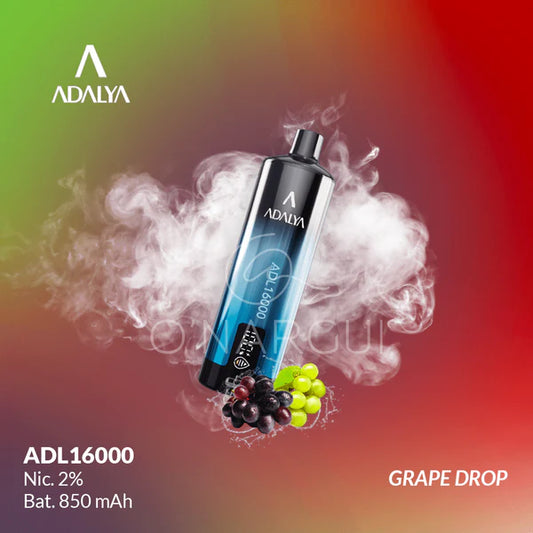 Adalya 16000 Hooka - Grape Mint 2%
