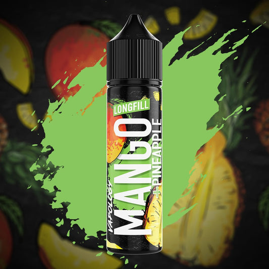 Vapology Salts/MTL Flavour Shot - Mango Pineapple  60ml