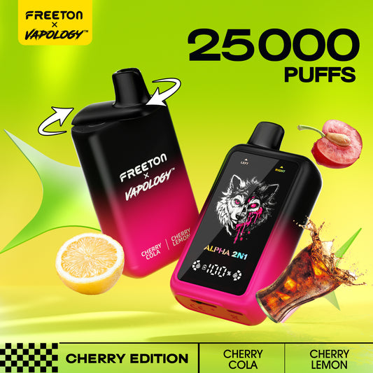 Freeton x Vapology Alpha 2in1 25k - Cherry Cola + Cherry Lemon