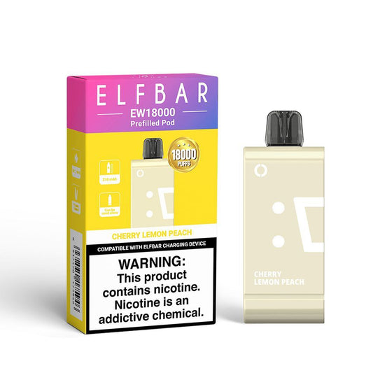 Elf Bar EW18000 Pod Only - Cherry Lemon Peach  5%