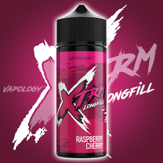 Xtrm Flavour Shot- Raspberry cherry 120ml Long Fill