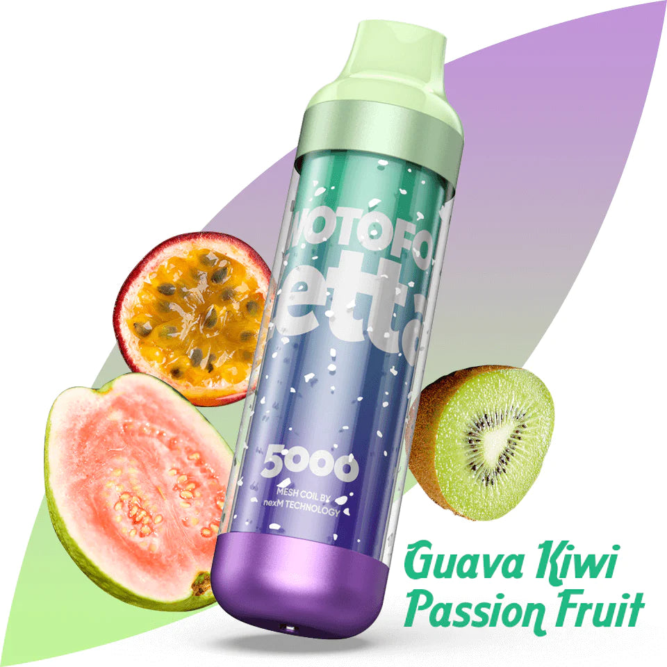 Wotofo Zetta 5000 Puff - Guava Kiwi Passion Fruit