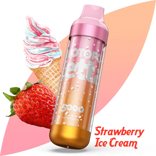 Wotofo Zetta 5000 Puff - Strawberry Ice Cream